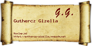 Guthercz Gizella névjegykártya